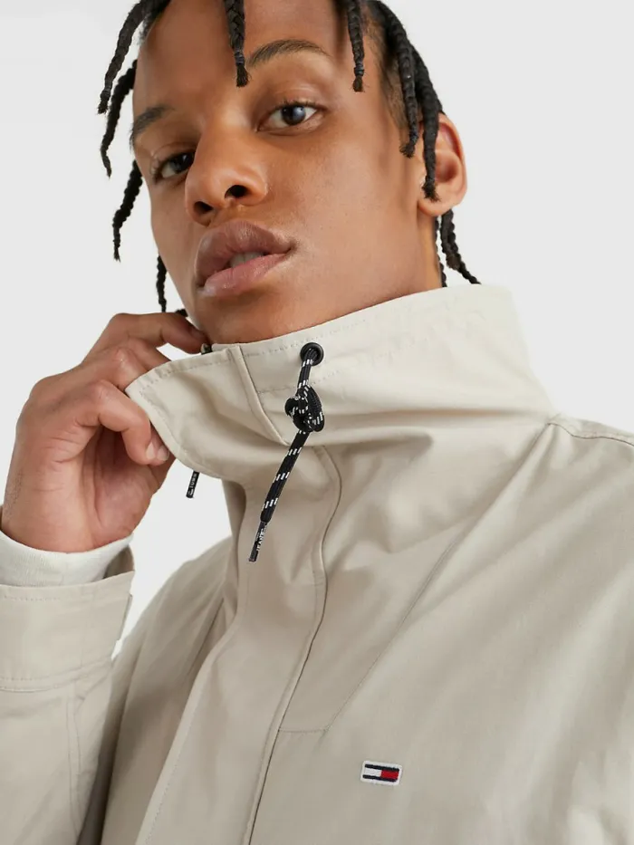 Tommy Hilfiger Oversized Parka Savannah Sand Mens Coats and Jackets Near Me