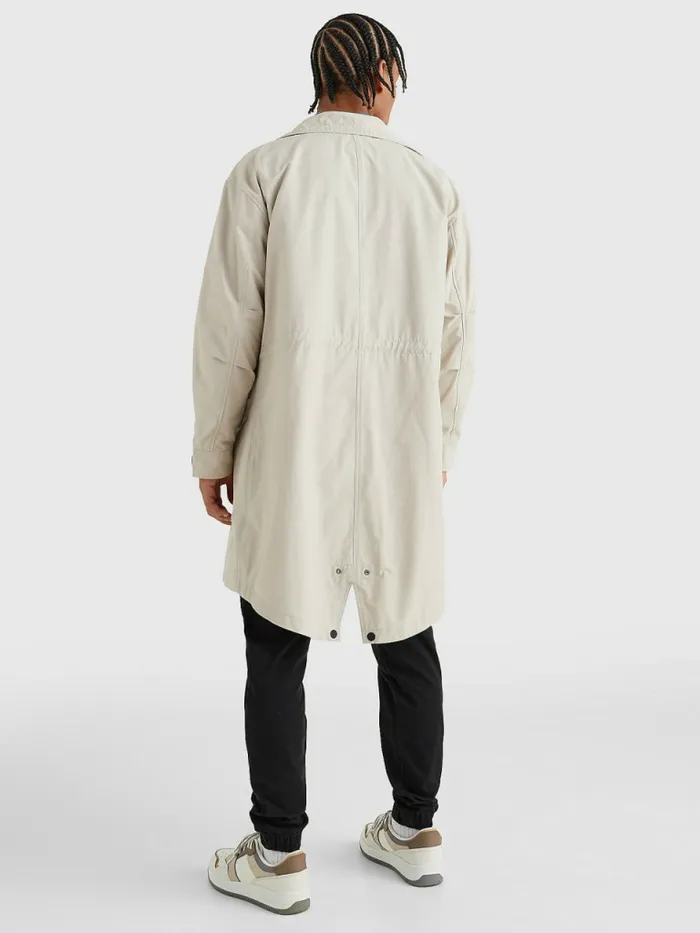 Tommy Hilfiger Oversized Parka Savannah Sand Mens Coats and Jackets Near Me