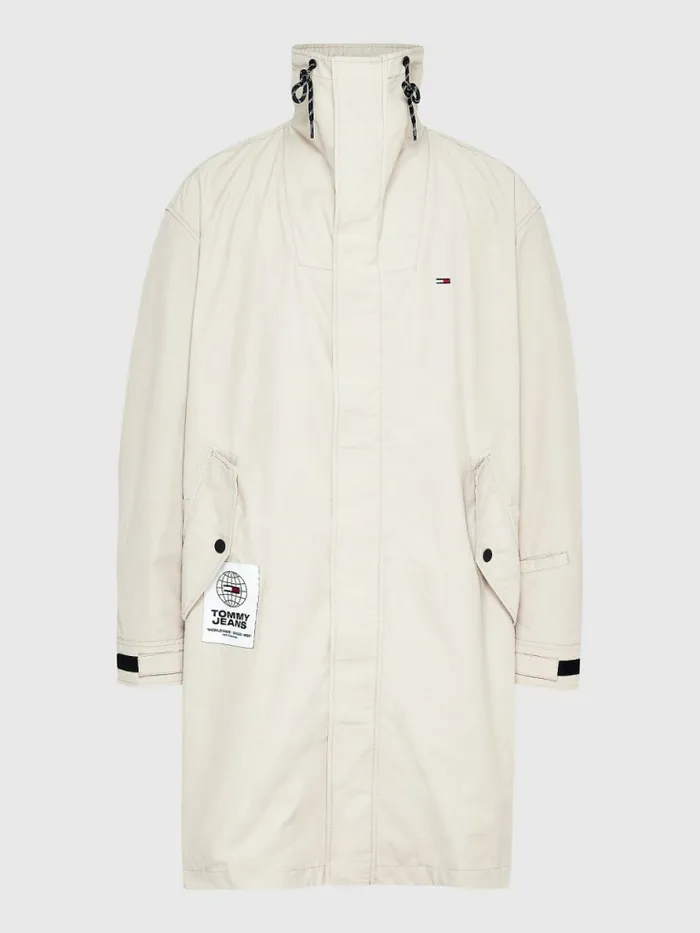 Tommy Hilfiger Oversized Parka Savannah Sand Mens Coats and Jackets Near Me