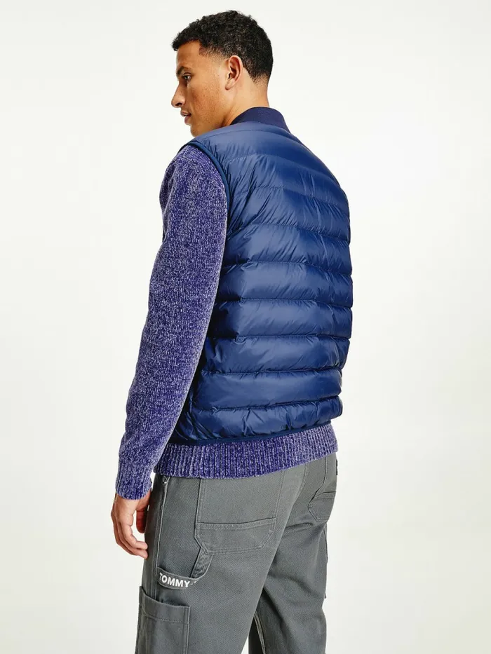 Tommy Hilfiger Packable Light Down Vest Twilight Navy Mens Coats and Jackets Cheap On Sale