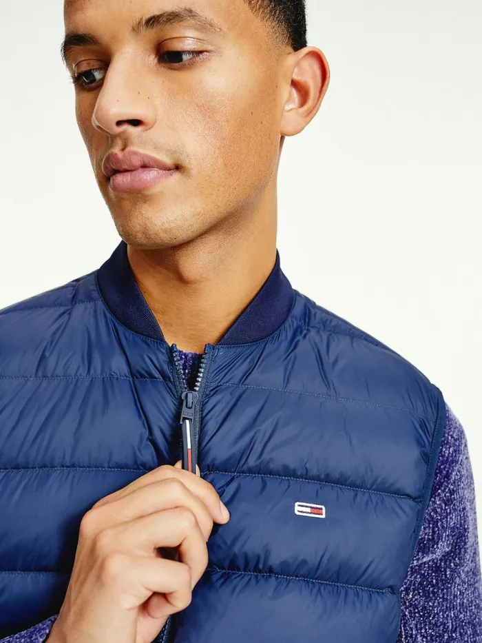 Tommy Hilfiger Packable Light Down Vest Twilight Navy Mens Coats and Jackets Cheap On Sale