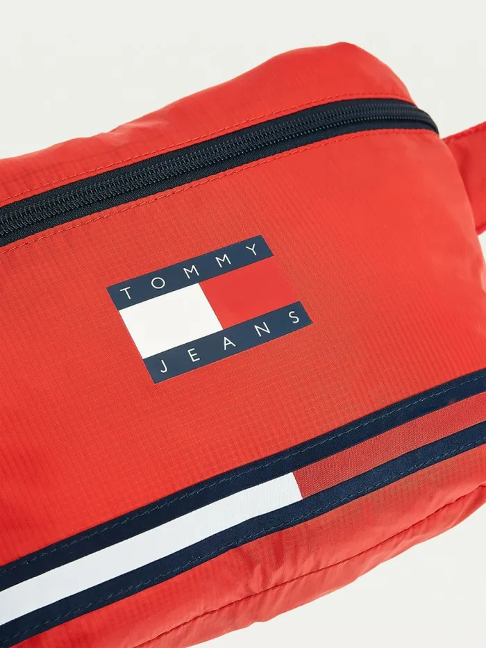 Tommy Hilfiger Packable Poncho Bum Bag Deep Crimson Womens Bags Near Me
