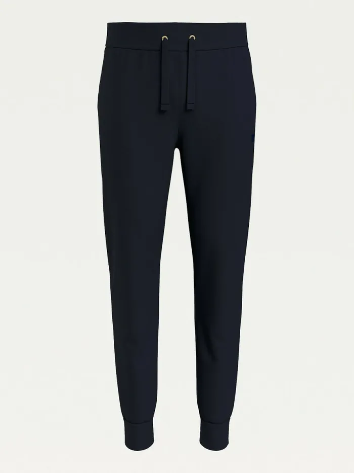 Tommy Hilfiger Peached Fleece Joggers Desert Sky Mens Trousers