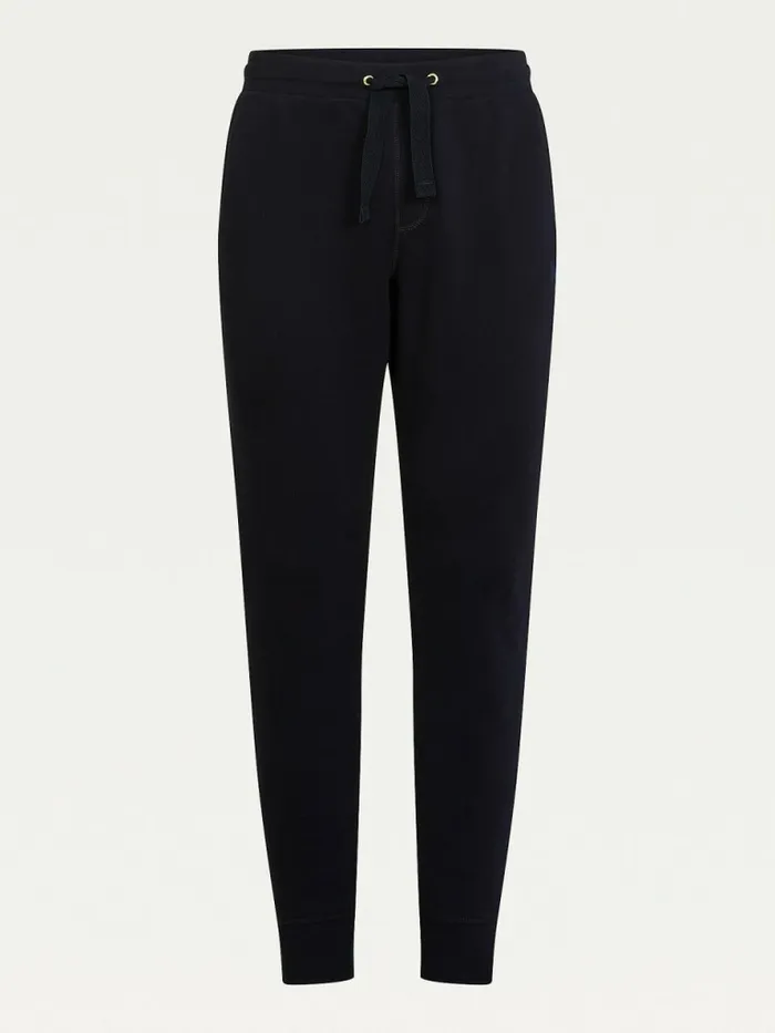 Tommy Hilfiger Peached Fleece Joggers Desert Sky Mens Trousers