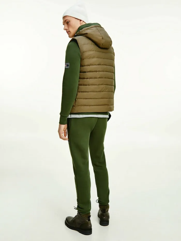 Tommy Hilfiger Peached Fleece Joggers National Forest Mens Tracksuits Casaul