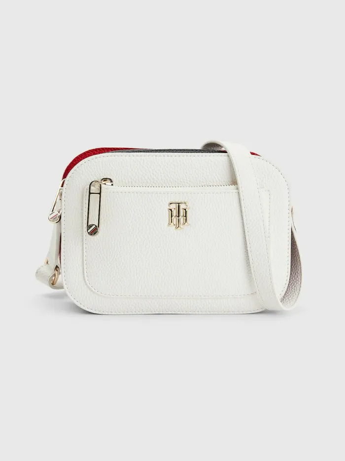Tommy Hilfiger Pebble Grain Signature Camera Bag White Corporate Womens Bags Fashion Tommy Hilfiger Pebble Grain Signature Camera Bag White Corporate Womens Bags Fashion