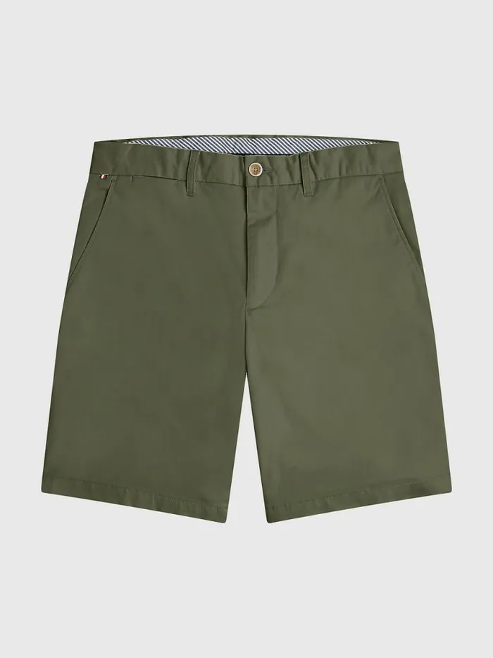 Tommy Hilfiger Plus 1985 Collection Organic Cotton Shorts Army Green Mens Plus Size Clothing Online