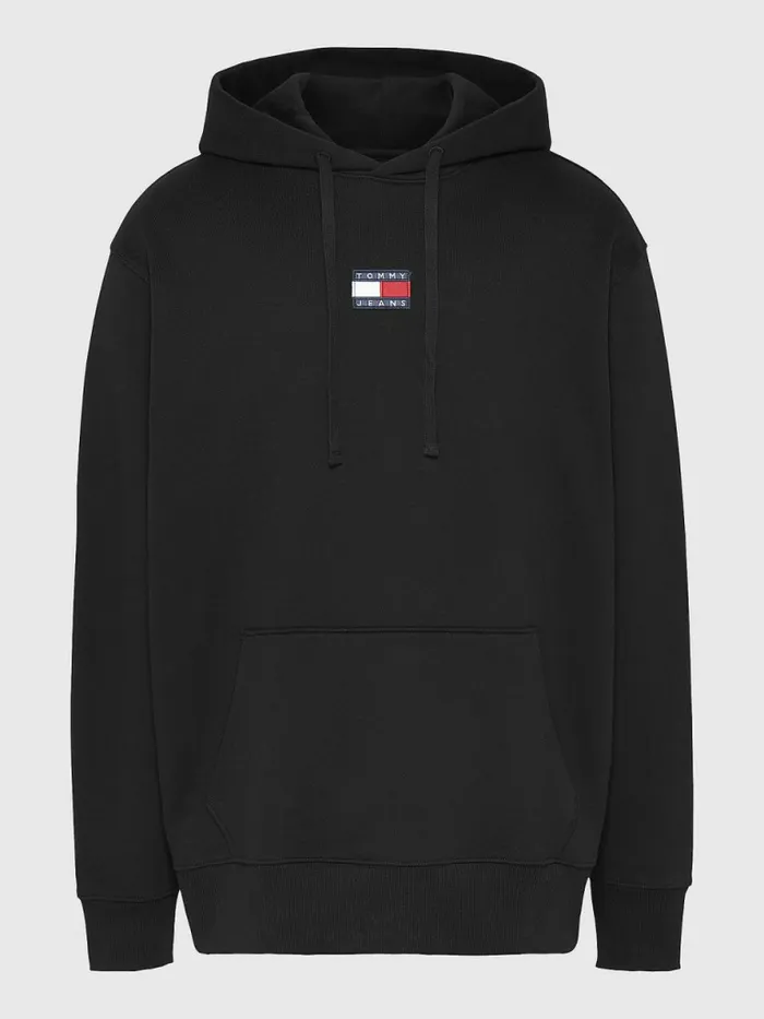 Tommy Hilfiger Plus Badge Organic Cotton Hoody Black Mens Sweatshirts and Hoodies Gift 4 You Tommy Hilfiger Plus Badge Organic Cotton Hoody Black Mens Sweatshirts and Hoodies Gift 4 You
