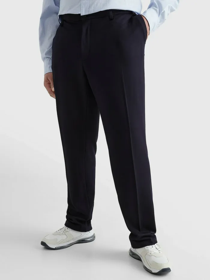 Tommy Hilfiger Plus Denton Jersey Trousers Desert Sky Mens Plus Size Clothing