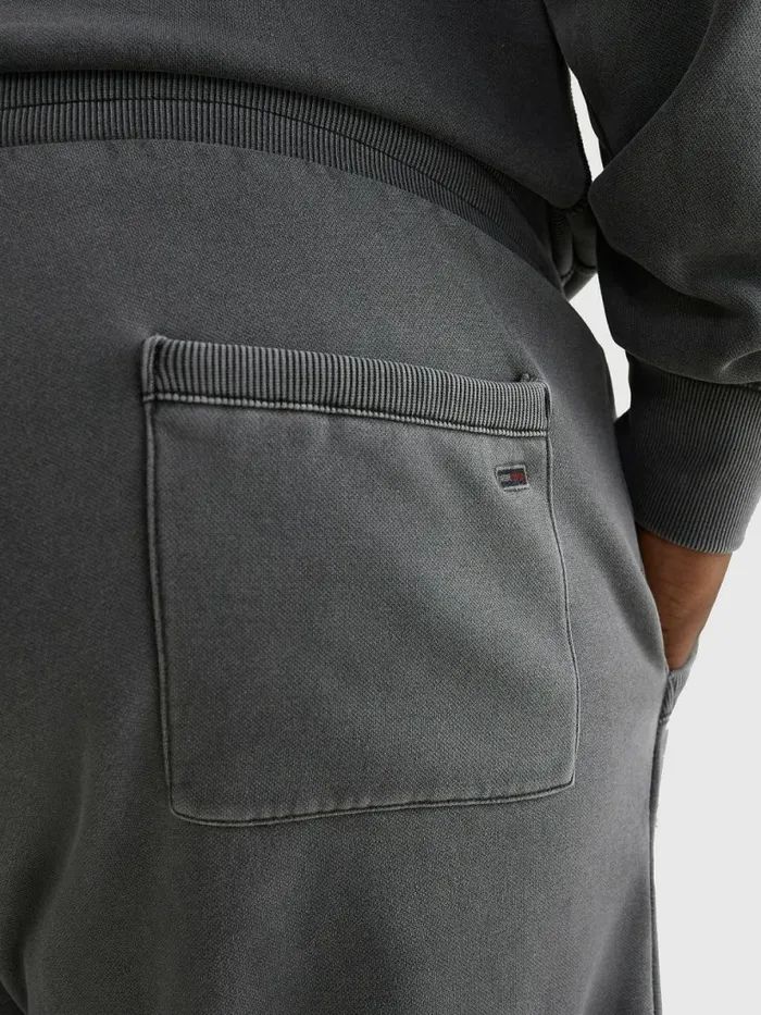 Tommy Hilfiger Plus Fleece Relaxed Shorts Black Mens Shorts Gift Ideas