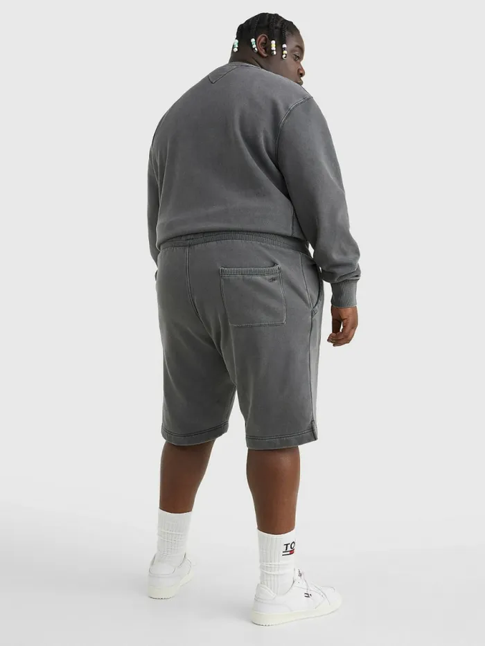 Tommy Hilfiger Plus Fleece Relaxed Shorts Black Mens Shorts Gift Ideas