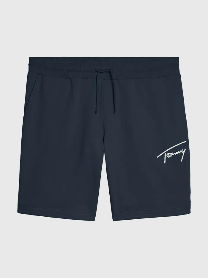 Tommy Hilfiger Plus Fleece Signature Shorts Twilight Navy Mens Plus Size Clothing Popular Tommy Hilfiger Plus Fleece Signature Shorts Twilight Navy Mens Plus Size Clothing Popular
