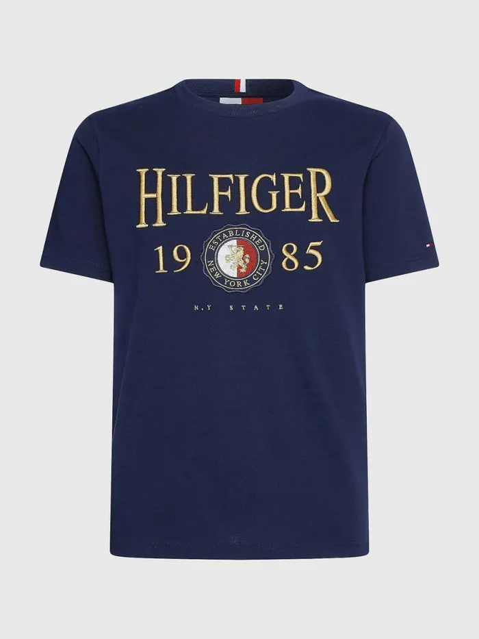 Tommy Hilfiger Plus Icons Relaxed Fit TShirt Desert Sky Mens TShirts Popular