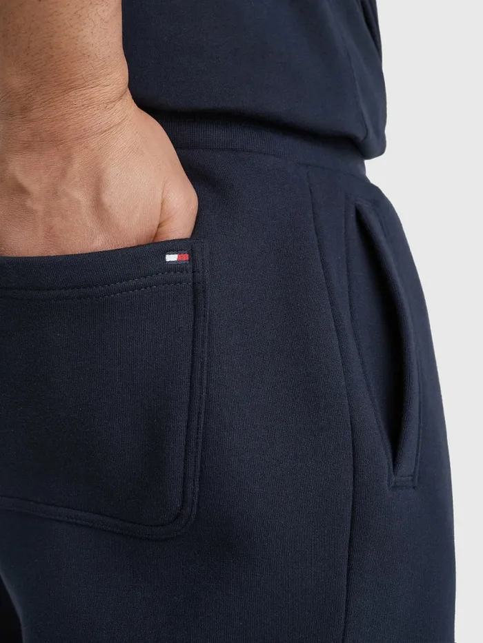 Tommy Hilfiger Plus Logo Sweat Shorts Desert Sky Mens Plus Size Clothing Casaul