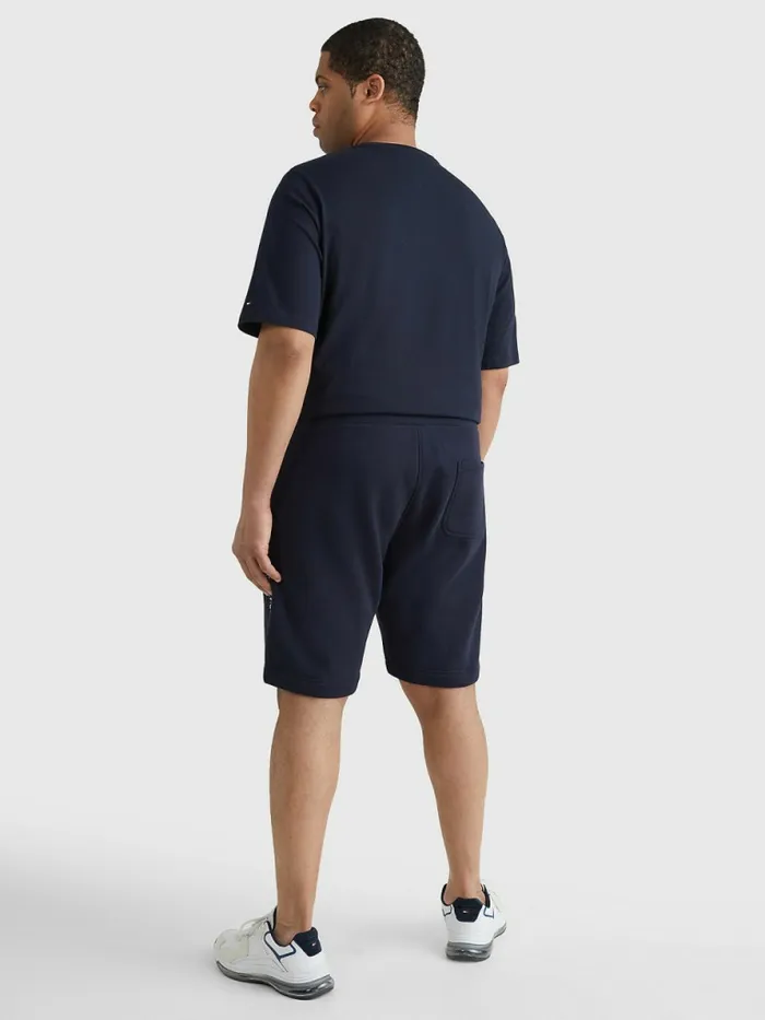 Tommy Hilfiger Plus Logo Sweat Shorts Desert Sky Mens Plus Size Clothing Casaul
