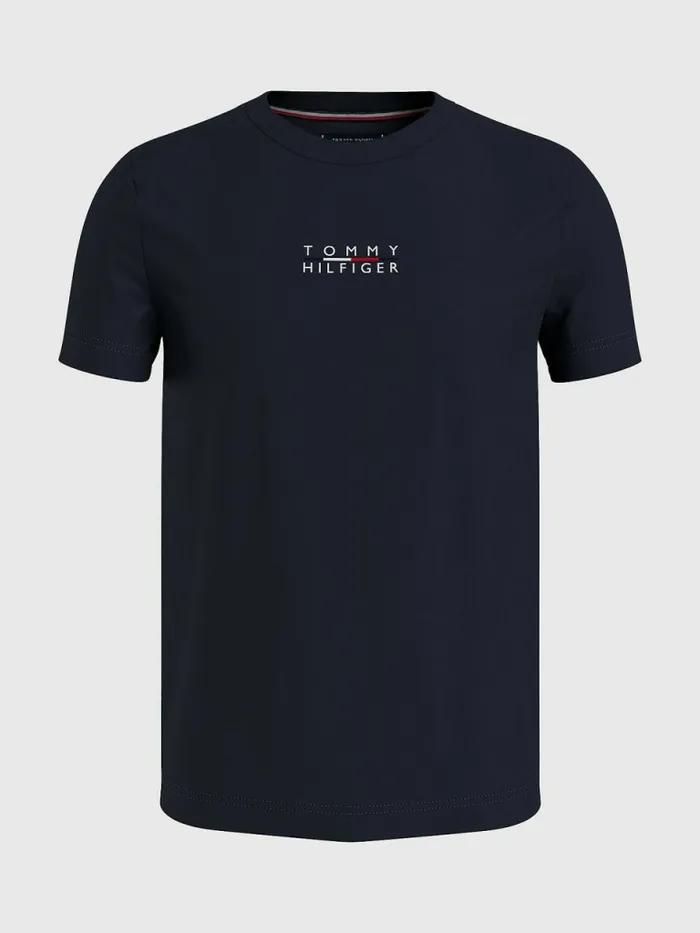 Tommy Hilfiger Plus Logo TShirt Desert Sky Mens TShirts Gift 4 You