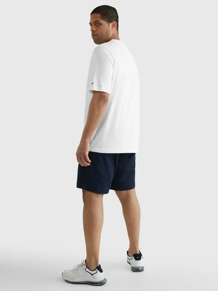 Tommy Hilfiger Plus Organic Cotton Logo TShirt White Mens TShirts Gift 4 You