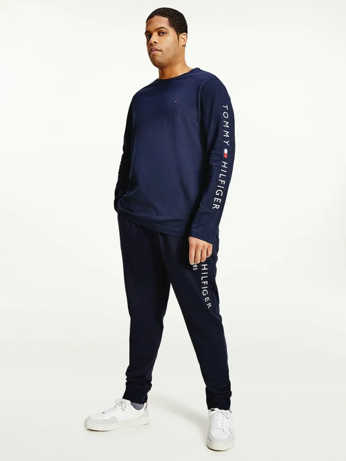 Tommy Hilfiger Plus Organic Jersey Logo Long Sleeve TShirt Desert Sky Mens TShirts Gift 4 You Tommy Hilfiger Plus Organic Jersey Logo Long Sleeve TShirt Desert Sky Mens TShirts Gift 4 You