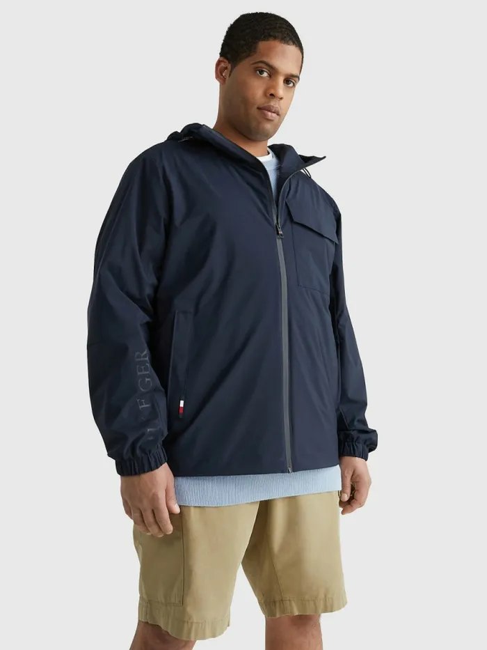 Tommy Hilfiger Plus Th Tech Warm Hooded Jacket Desert Sky Mens Coats and Jackets Gift for Friend Tommy Hilfiger Plus Th Tech Warm Hooded Jacket Desert Sky Mens Coats and Jackets Gift for Friend