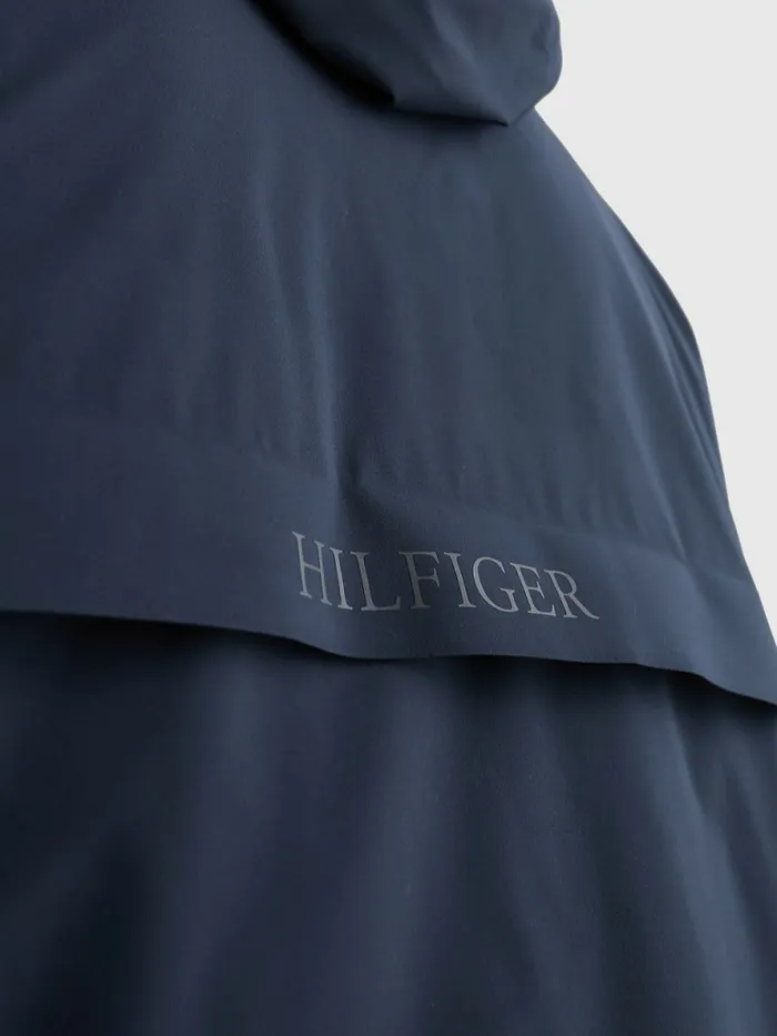 Tommy Hilfiger Plus Th Tech Warm Hooded Jacket Desert Sky Mens Coats and Jackets Gift for Friend