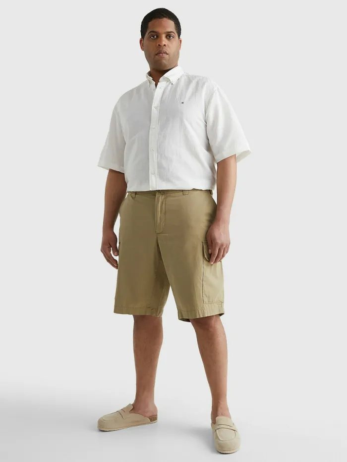 Tommy Hilfiger Plus Twill Cargo Shorts Woodridge Mens Plus Size Clothing Online