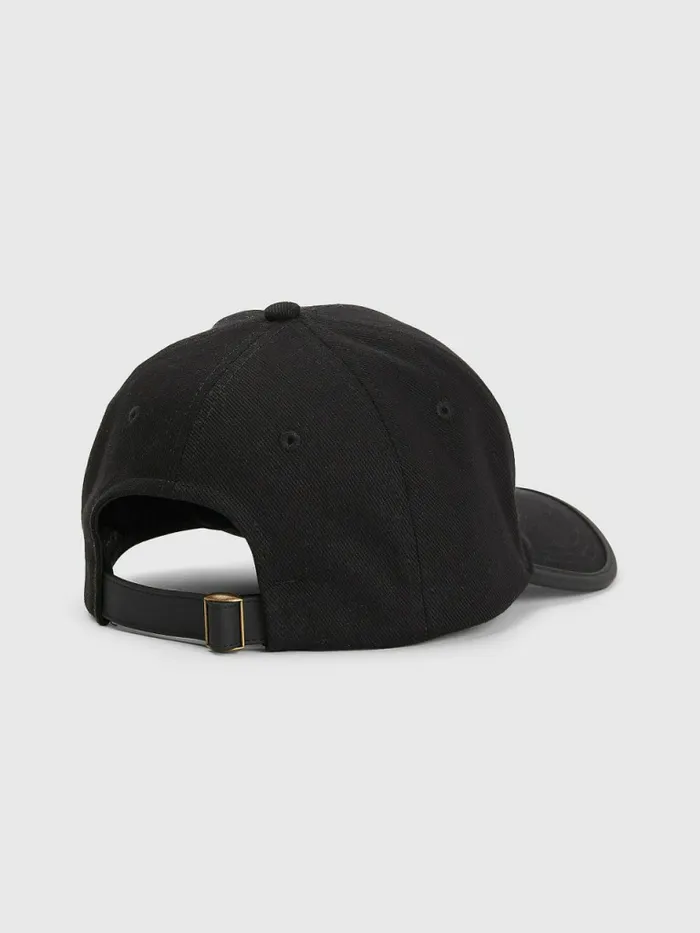 Tommy Hilfiger Premium Contrast Trim Cap Black Mens Hats and Scarves Popular