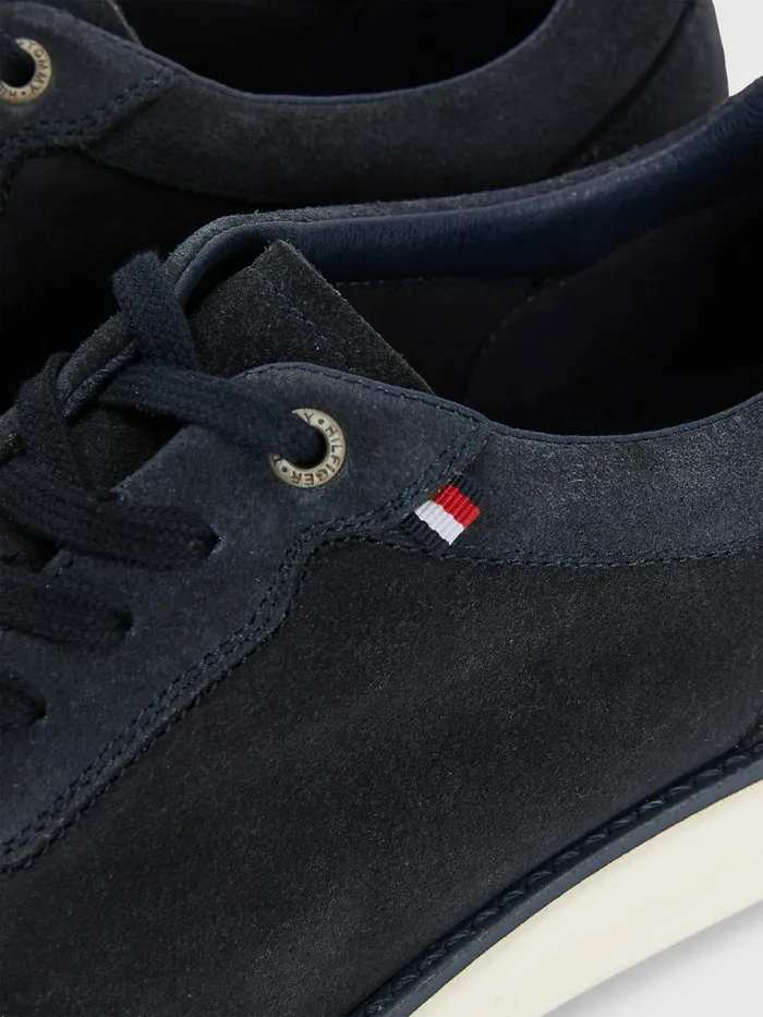Tommy Hilfiger Premium Hybrid Suede Shoes Desert Sky Mens Casual Shoes Casaul