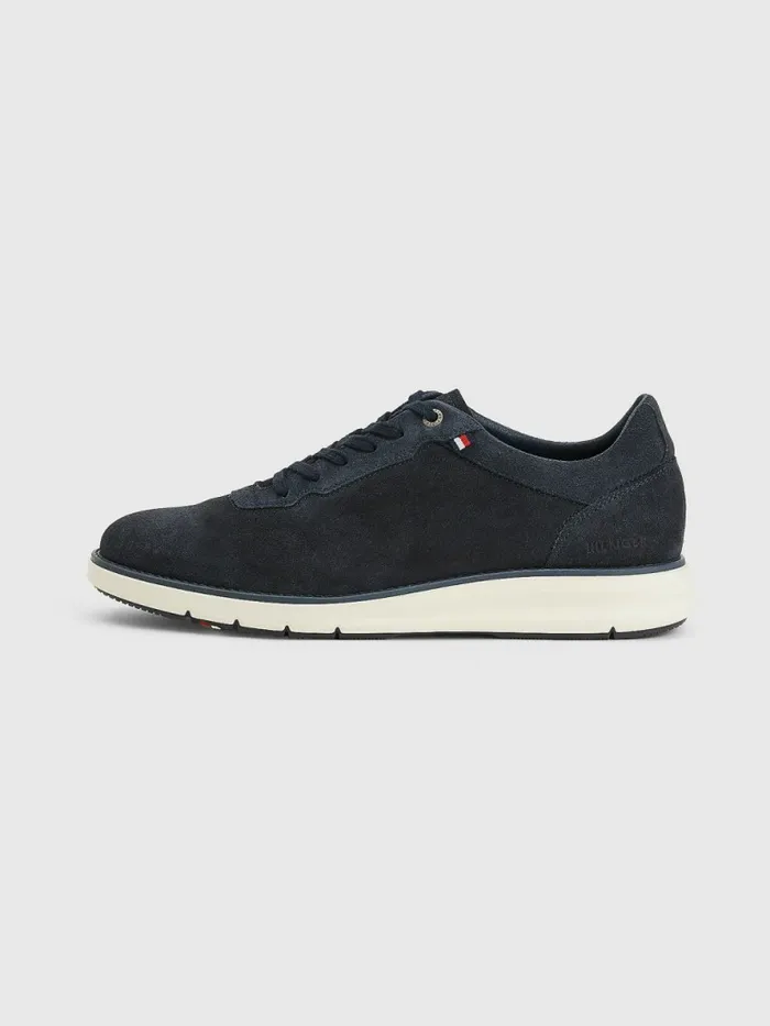 Tommy Hilfiger Premium Hybrid Suede Shoes Desert Sky Mens Casual Shoes Casaul