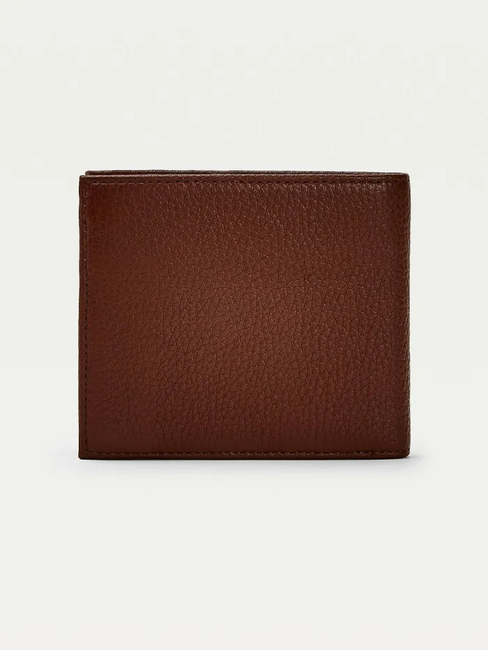 Tommy Hilfiger Premium Leather Wallet British Tan Mens Wallets and Card Holders On Sale