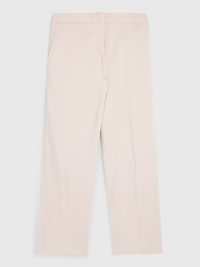 Tommy Hilfiger Prep Crest Tailored Ankle Trousers Whimsy Pink Womens Trousers