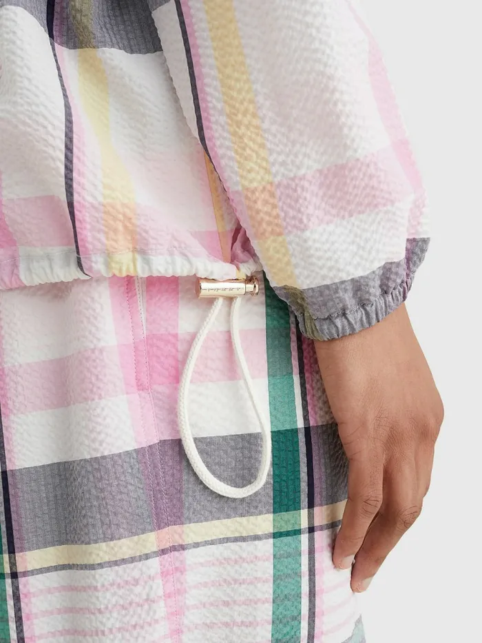 Tommy Hilfiger Prep Madras Check Popover Shirt Light Pastel Pink Mens Shirts On Sale