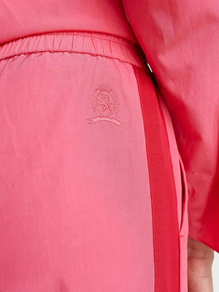 Tommy Hilfiger Prep Relaxed Side Stripe Trousers Pink Splendor Womens Trousers