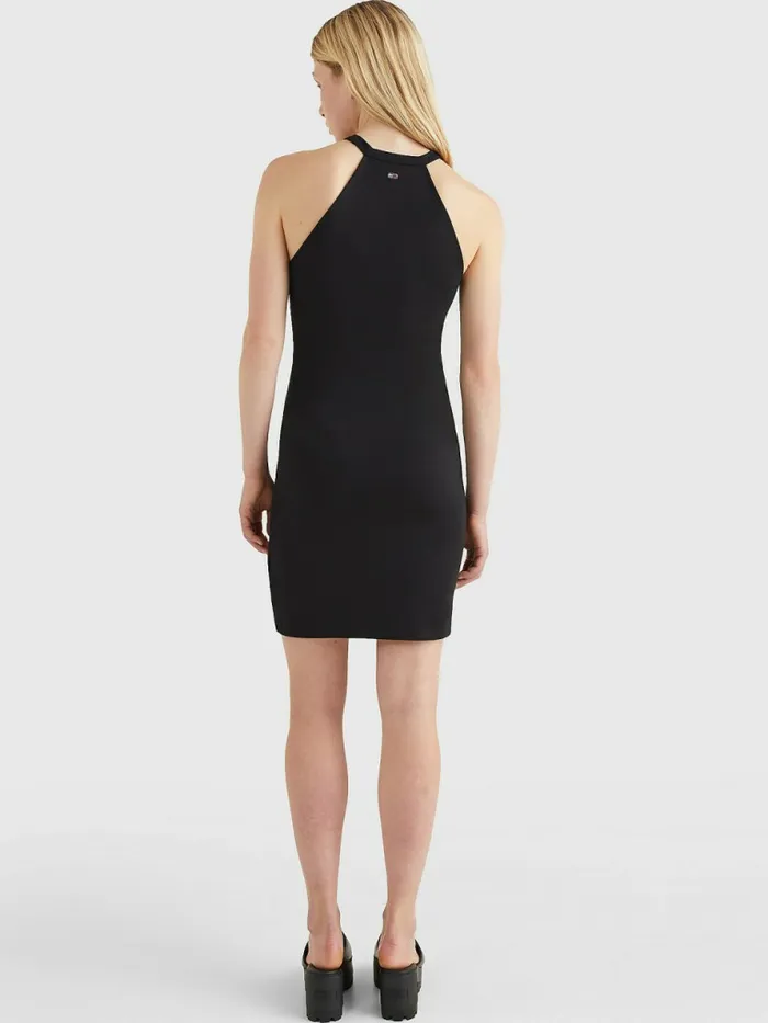 Tommy Hilfiger Racerback Bodycon Dress Black Womens Dresses and Jumpsuits Popular
