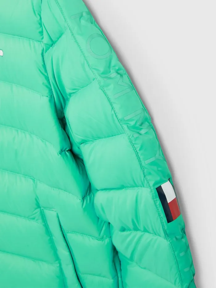 Tommy Hilfiger Recycled Down Jacket Tropic Palm Boys Coats and Jackets Casaul