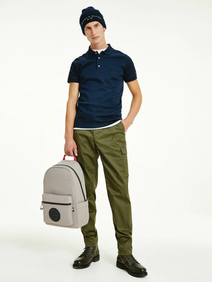 Tommy Hilfiger Recycled Polyester Signature Logo Backpack Nomad Mens Bags Sale
