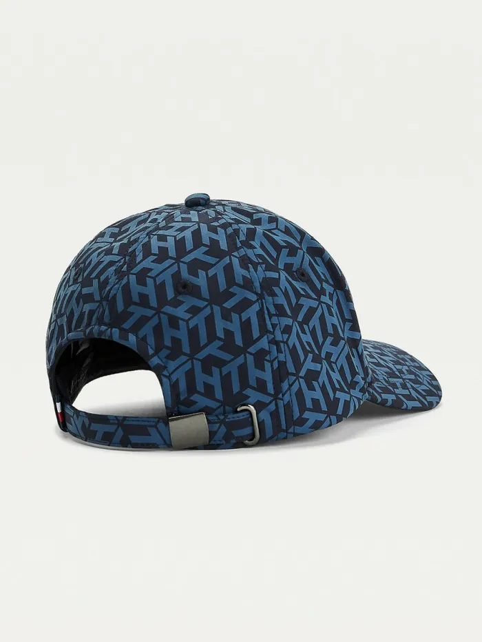 Tommy Hilfiger Recycled Signature Logo Cap Tommy Navy Mens Hats and Scarves On Sale