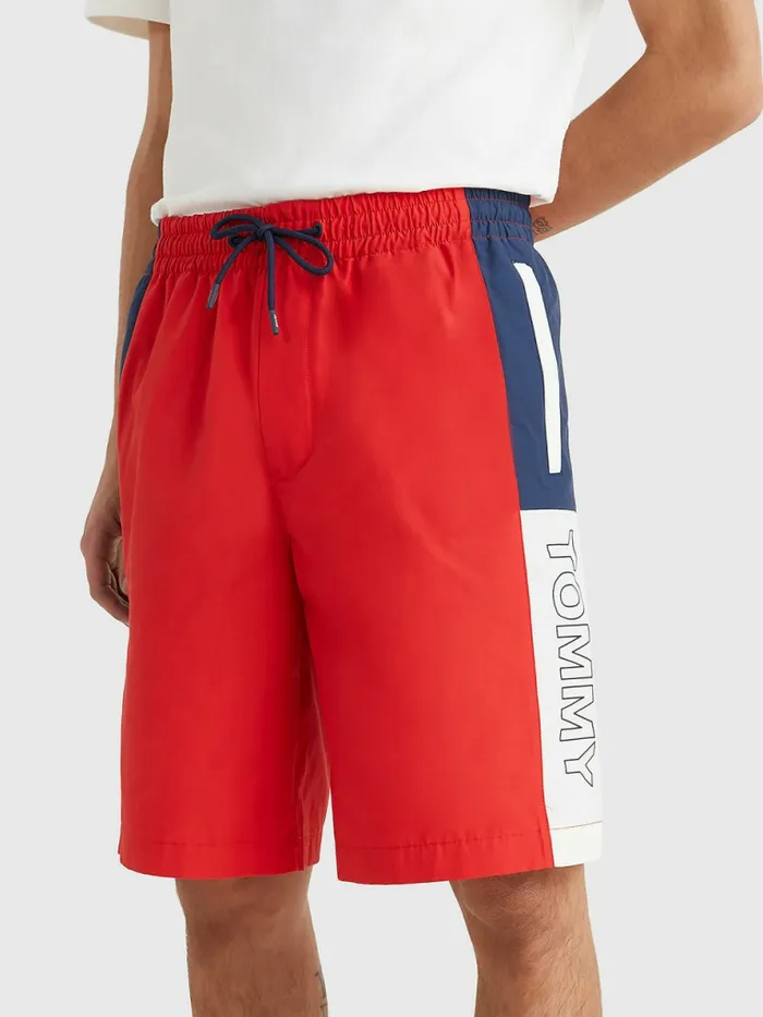 Tommy Hilfiger Relaxed Fit Basketball Shorts Deep CrimsonMulti Mens Shorts Cheap On Sale Tommy Hilfiger Relaxed Fit Basketball Shorts Deep CrimsonMulti Mens Shorts Cheap On Sale