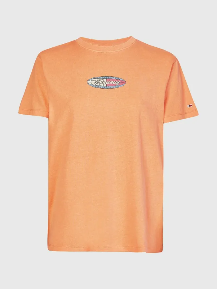 Tommy Hilfiger Relaxed Fit Surf Logo TShirt Faded Sun Womens TShirts Gift Ideas