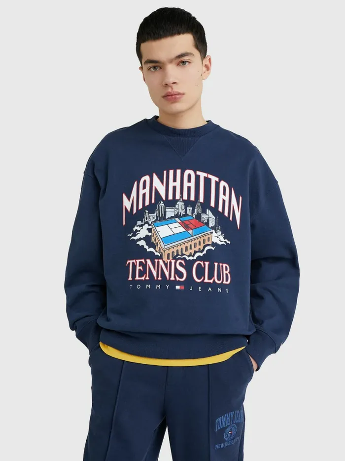 Tommy Hilfiger Relaxed Logo Sweatshirt Twilight Navy Mens Sweatshirts and Hoodies Gift 4 You Tommy Hilfiger Relaxed Logo Sweatshirt Twilight Navy Mens Sweatshirts and Hoodies Gift 4 You