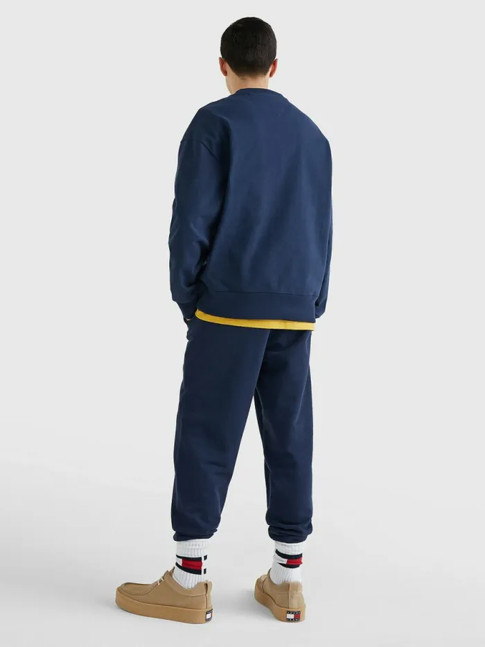 Tommy Hilfiger Relaxed Logo Sweatshirt Twilight Navy Mens Sweatshirts and Hoodies Gift 4 You