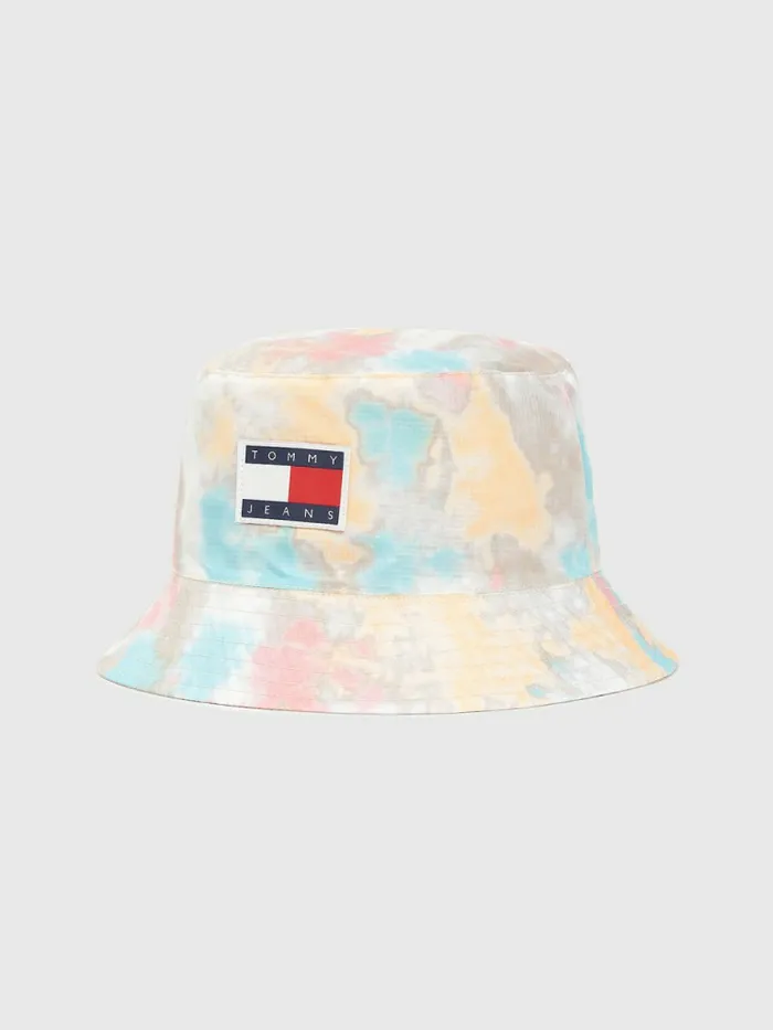 Tommy Hilfiger Reversible Travel Bucket Hat Tie Die Womens Hats and Scarves Near Me