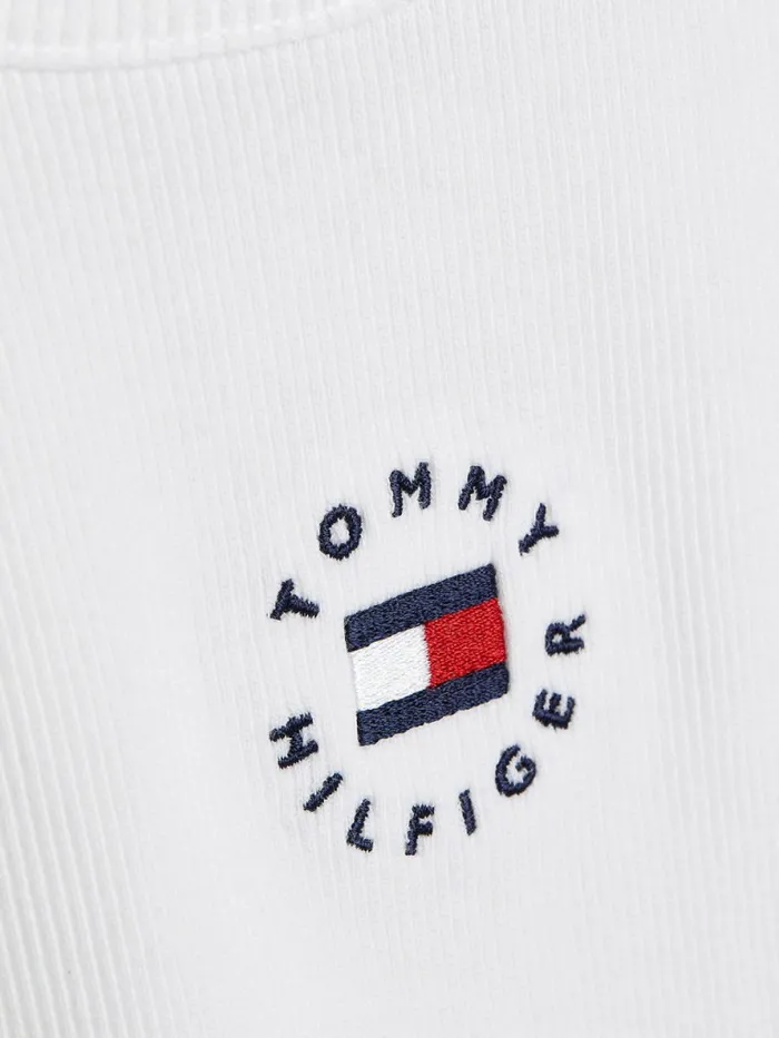 Tommy Hilfiger RibKnit Tank Top White Girls Tops and TShirts Near Me