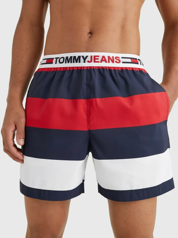 Tommy Hilfiger Rugby Stripe Mid Length Swim Shorts Tommy Jeans Rugby Stripe Mens Swimwear Near Me Tommy Hilfiger Rugby Stripe Mid Length Swim Shorts Tommy Jeans Rugby Stripe Mens Swimwear Near Me