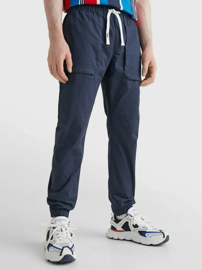 Tommy Hilfiger Scanton Elasticated Cuff Joggers Twilight Navy Mens Trousers