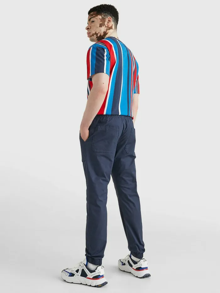 Tommy Hilfiger Scanton Elasticated Cuff Joggers Twilight Navy Mens Trousers
