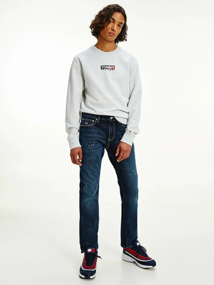 Tommy Hilfiger Scanton Slim Distressed Faded Jeans Denim Dark Mens Jeans Cheap On Sale Tommy Hilfiger Scanton Slim Distressed Faded Jeans Denim Dark Mens Jeans Cheap On Sale