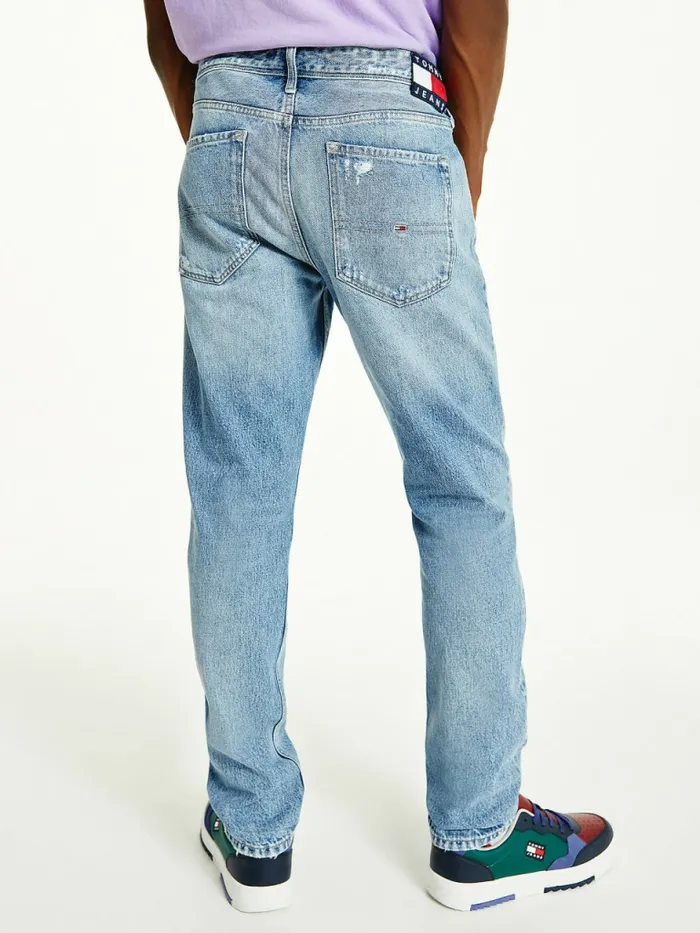Tommy Hilfiger Scanton Slim Distressed Hemp Jeans Denim Light Mens Jeans Gift 4 You