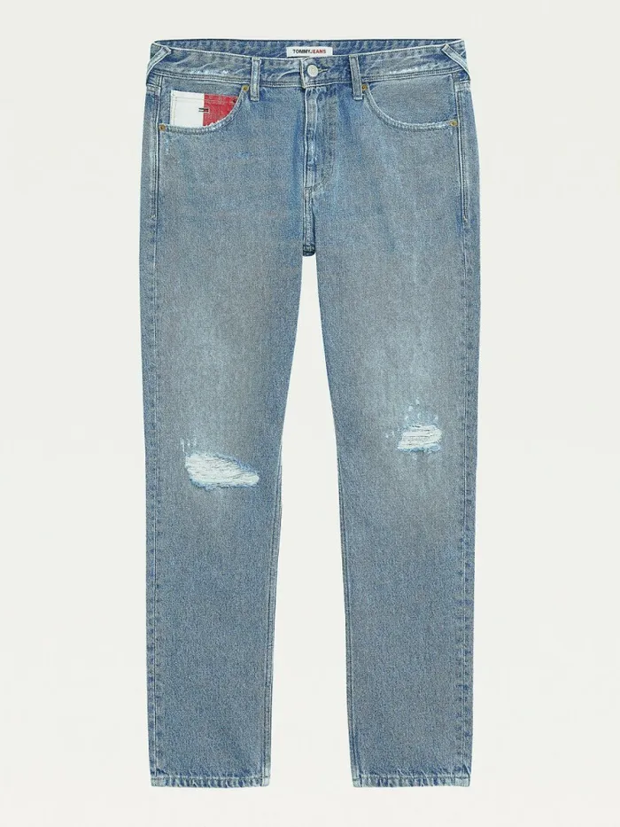 Tommy Hilfiger Scanton Slim Distressed Hemp Jeans Denim Light Mens Jeans Gift 4 You