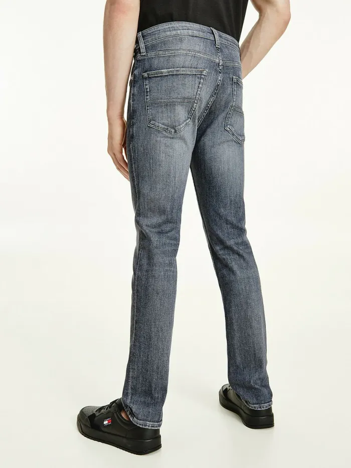 Tommy Hilfiger Scanton Slim Faded Jeans Denim Black Mens Jeans Gift for Friend