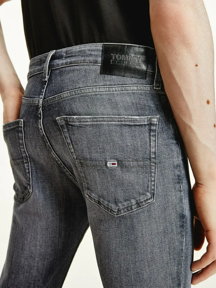 Tommy Hilfiger Scanton Slim Faded Jeans Denim Black Mens Jeans Gift for Friend